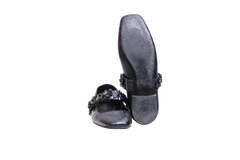 VALENTINO VLOGO LOCKET MARY JANE BALLET BLACK - 37 BR