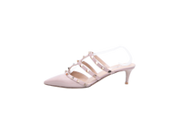 VALENTINO SANDAL ROCKSTUD PATENT BEIGE - 36 BR