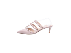 VALENTINO SANDAL ROCKSTUD PATENT BEIGE - 36 BR