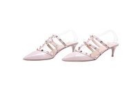 VALENTINO SANDAL ROCKSTUD PATENT BEIGE - 36 BR