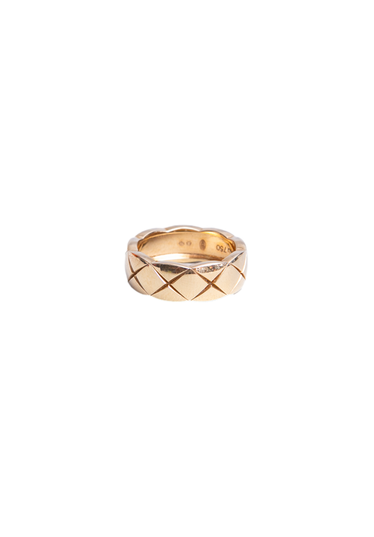 CHANEL COCO CRUSH RING OURO 18K