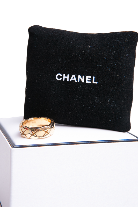 CHANEL COCO CRUSH RING OURO 18K