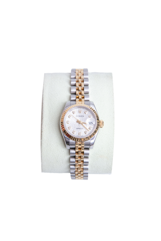 ROLEX LADY-DATEJUST JUBILEE AU GOLD/AÇO DIAMOND