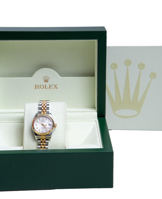 ROLEX LADY-DATEJUST JUBILEE AU GOLD/AÇO DIAMOND