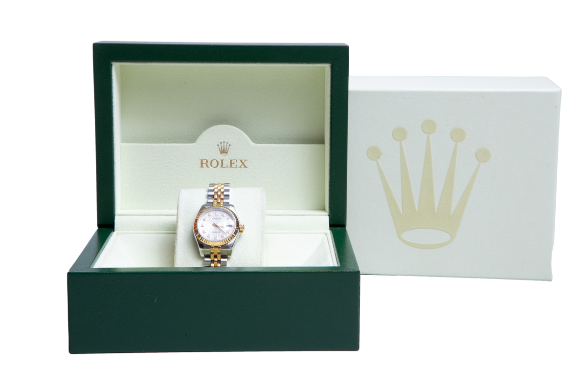 ROLEX LADY-DATEJUST JUBILEE AU GOLD/AÇO DIAMOND