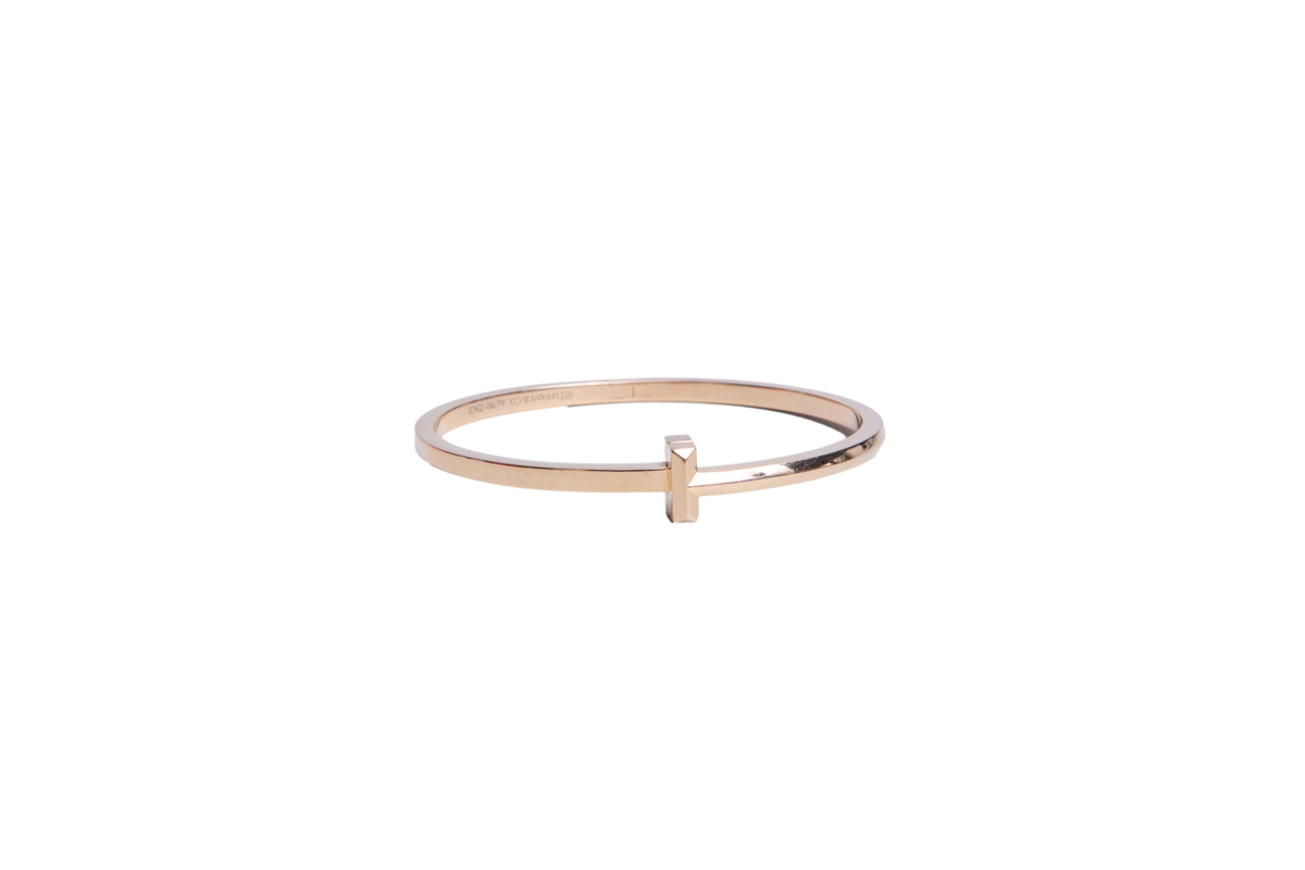 TIFFANY & CO. BRACELET T WIRE AU GOLD
