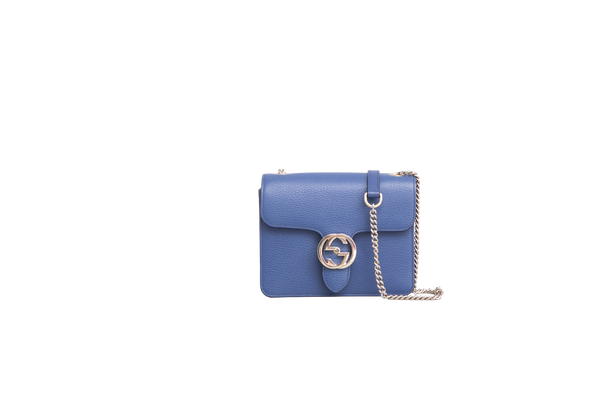 GUCCI INTERLOCKING DOLLAR SMALL BLUE – Troca de Luxo
