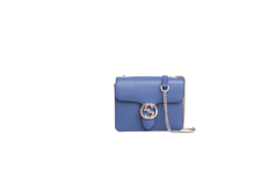 GUCCI INTERLOCKING DOLLAR SMALL BLUE