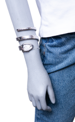 BVLGARI SERPENTI TUBOGAS QUARTZ AÇO WITH DIAMONDS