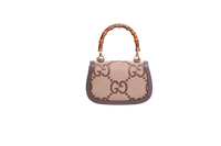 GUCCI BAMBOO 1947 JUMBO GG SMALL BEIGE/BROWN