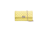 VALENTINO ROCKSTUD SPIKE NAPPA MEDIUM LIME YELLOW