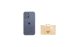 PRADA CARD HOLDER SAFFIANO GOLD