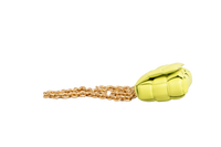 BOTTEGA CASSETTE CHAIN BAG LIME GREEN