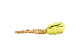 BOTTEGA CASSETTE CHAIN BAG LIME GREEN