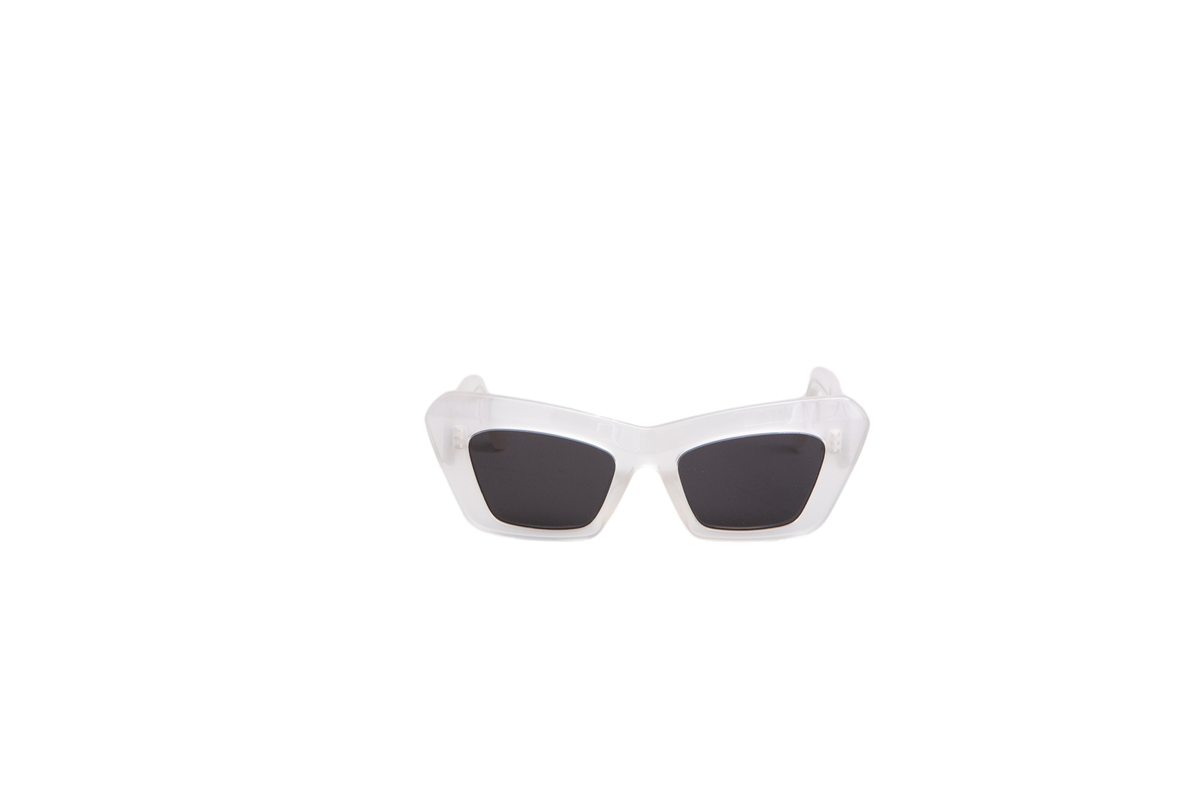 LOEWE BEVELED CATEYE TANSPARENT ACETATE
