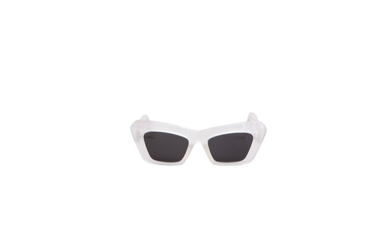LOEWE BEVELED CATEYE TANSPARENT ACETATE