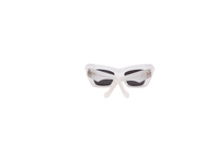 LOEWE BEVELED CATEYE TANSPARENT ACETATE
