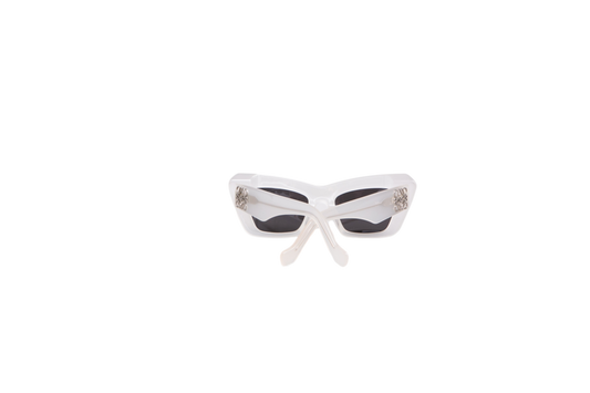 LOEWE BEVELED CATEYE TANSPARENT ACETATE