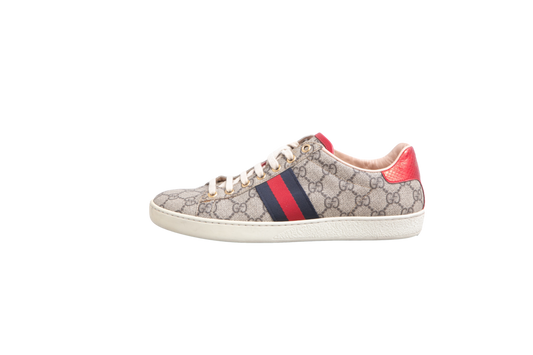 GUCCI SNEAKER GG ACE SUPREME BEIGE 37 1/2 BR