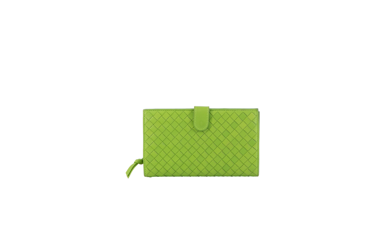 BOTTEGA LONG INTRECCIATO LIME