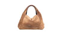 GUCCI SOFTBIT MAXI BROWN SUEDE