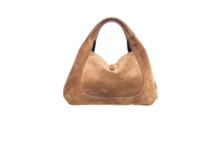 GUCCI SOFTBIT MAXI BROWN SUEDE