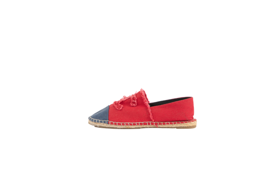 CHANEL ESPADRILLE RED - 37 BR