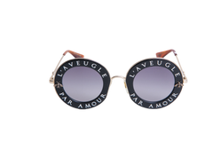GUCCI ROUND L'AVEUGLE HOTSELL BLACK