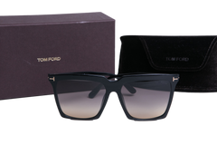 TOM FORD SABRINA SQUARE GRADIENT BLACK