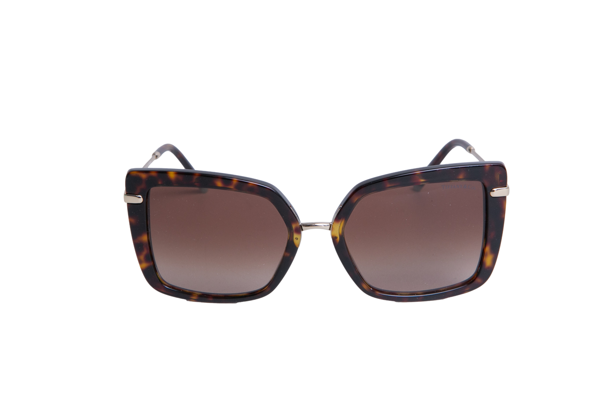 TIFFANY & CO SQUARE TORTOISE T LENSES GRADIENT BROWN