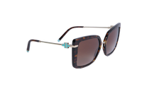 TIFFANY & CO SQUARE TORTOISE T LENSES GRADIENT BROWN