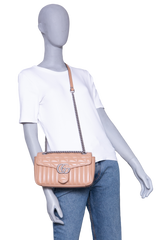 GUCCI GG MARMONT ARIA SMALL BEIGE