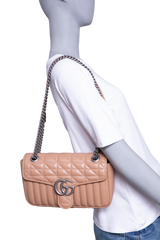 GUCCI GG MARMONT ARIA SMALL BEIGE