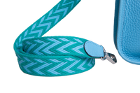 HERMÈS MINI EVELYNE CLEMENCE TURQUOISE