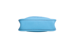 HERMÈS MINI EVELYNE CLEMENCE TURQUOISE