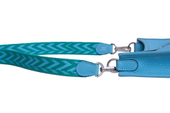 HERMÈS MINI EVELYNE CLEMENCE TURQUOISE
