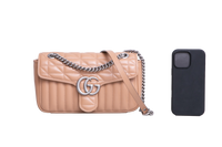 GUCCI GG MARMONT ARIA SMALL BEIGE