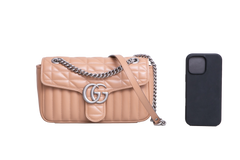 GUCCI GG MARMONT ARIA SMALL BEIGE