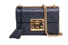 GUCCI PADLOCK GUCISSIMA SMALL BLACK