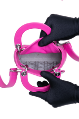 DIOR LADY DIOR MICRO LAMBSKIN CANNAGE PINK