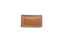CHANEL SHOULDER BAG BOY MEDIUM 2014 CAMEO