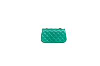 CHANEL EXTRA MINI SF LAMBSKIN GREEN