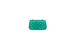 CHANEL EXTRA MINI SF LAMBSKIN GREEN