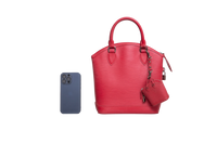 LV EPI LOCKIT VERTICAL BAG RED