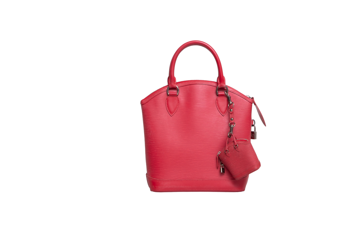 LV EPI LOCKIT VERTICAL BAG RED
