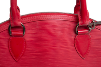 LV EPI LOCKIT VERTICAL BAG RED