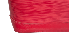 LV EPI LOCKIT VERTICAL BAG RED