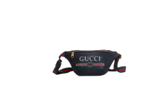 GUCCI POCHETTE LOGO PRINT SMALL BLACK