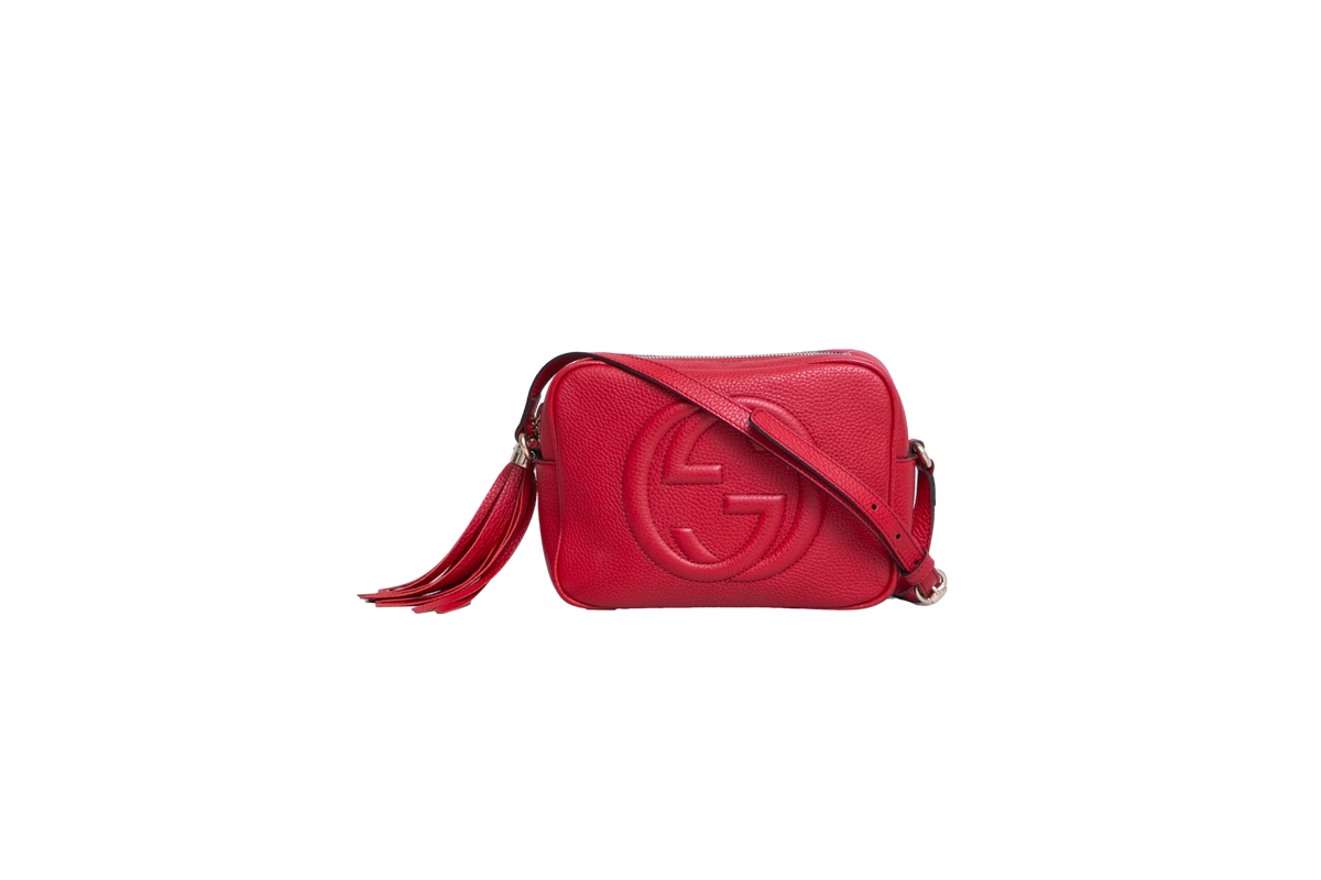 GUCCI SOHO DISCO BAG RED