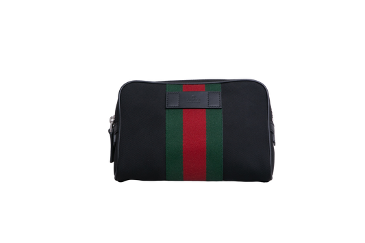 GUCCI FANNY CANVAS BLACK E WEB